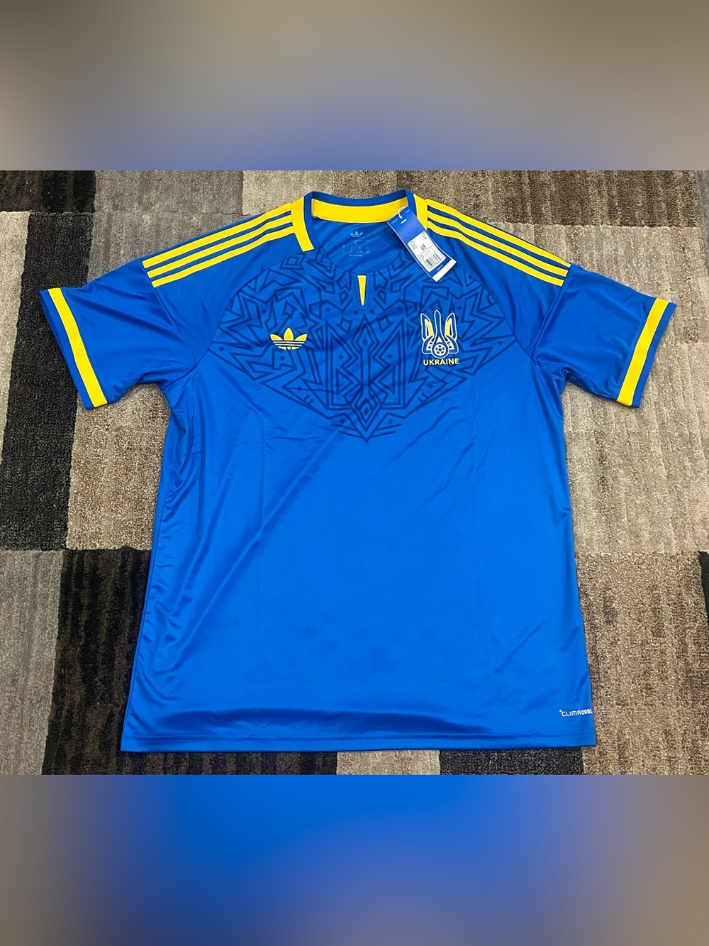 🇺🇦NEW🇺🇦Authentic Adidas - Men's Ukraine 2026 Away Soccer Jersey - Size XL
